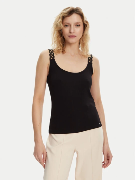 Zdjęcie produktu Morgan Top 251-DOUBI Czarny Slim Fit