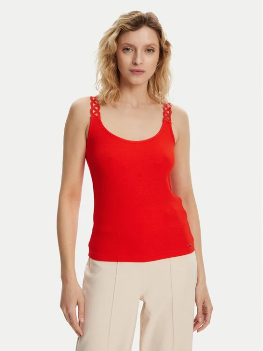 Zdjęcie produktu Morgan Top 251-DOUBI Czerwony Slim Fit
