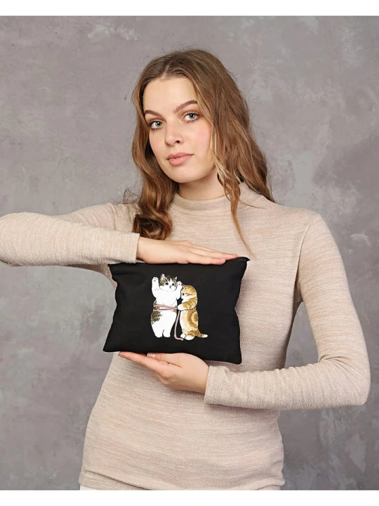 Zdjęcie produktu MORI Kosmetyczka w kolorze czarnym - 25 x 18 cm rozmiar: onesize
