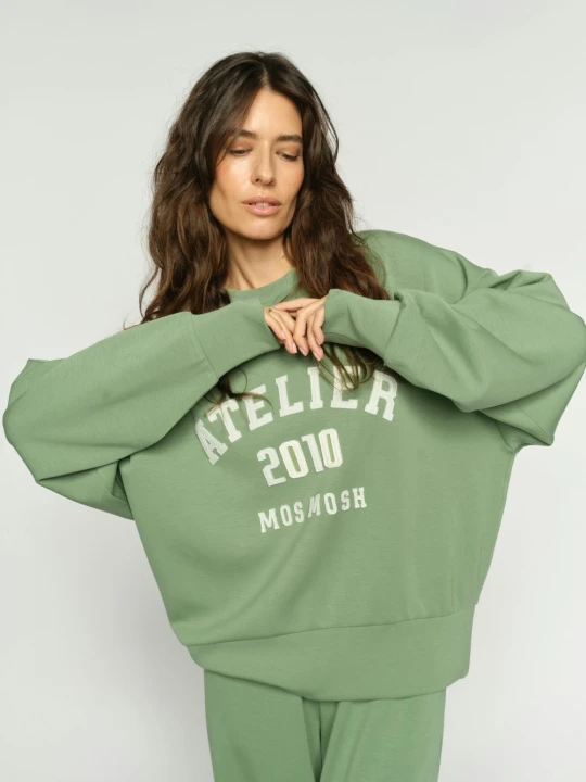 Zdjęcie produktu MOS MOSH Bluza - NMNima Kobiety zielony