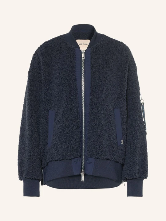 Zdjęcie produktu Mos Mosh Bomberka Typu Teddy Mmemeline Z Mieszanki Materiałów blau GRANATOWY