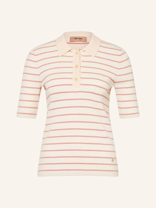 Zdjęcie produktu Mos Mosh Dzianinowa Koszulka Polo Mmcaliz rosa różowy