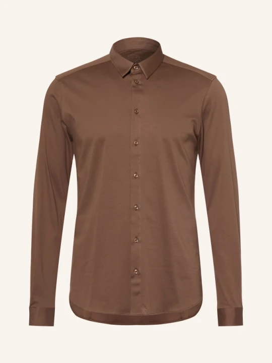Zdjęcie produktu Mos Mosh Gallery Koszula Z Dżerseju Marco Extra Slim Fit braun BRĄZOWY