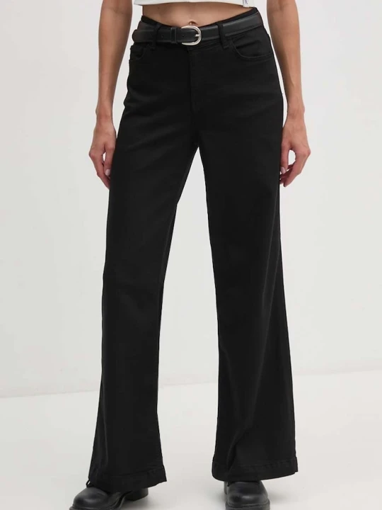 Zdjęcie produktu Mos Mosh jeansy wide leg damskie czarny