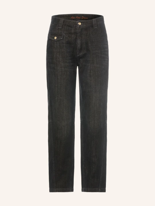 Zdjęcie produktu Mos Mosh Jeansy Boyfriend Mmaymen Z Brokatową Przędzą grau 801 BLACK