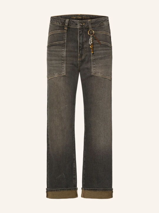 Zdjęcie produktu Mos Mosh Jeansy Boyfriend Mmrachel Z Ozdobnymi Koralikami grau 850 GREY