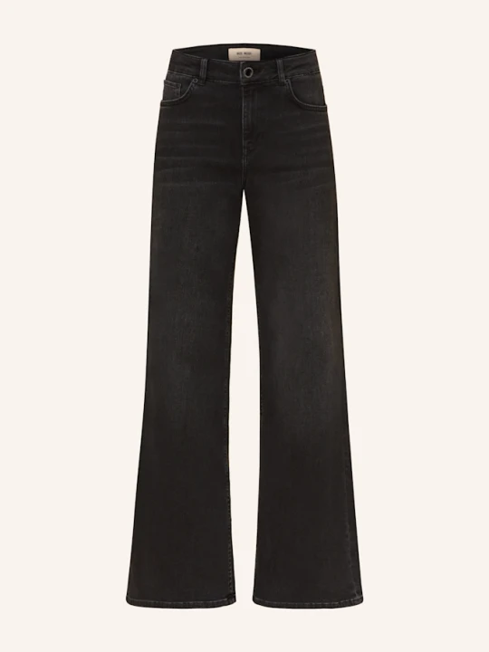 Zdjęcie produktu Mos Mosh Jeansy Wide Leg Mmdara Hera schwarz 801 BLACK