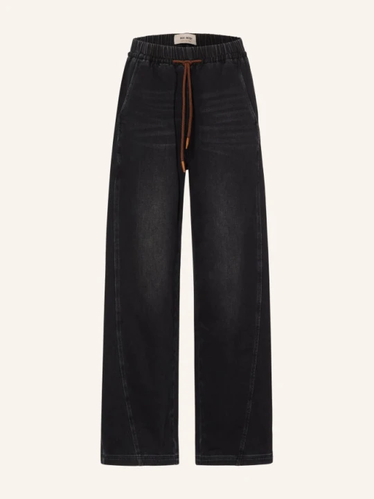 Zdjęcie produktu Mos Mosh Jeansy Wide Leg Mmgiulia schwarz 801 BLACK