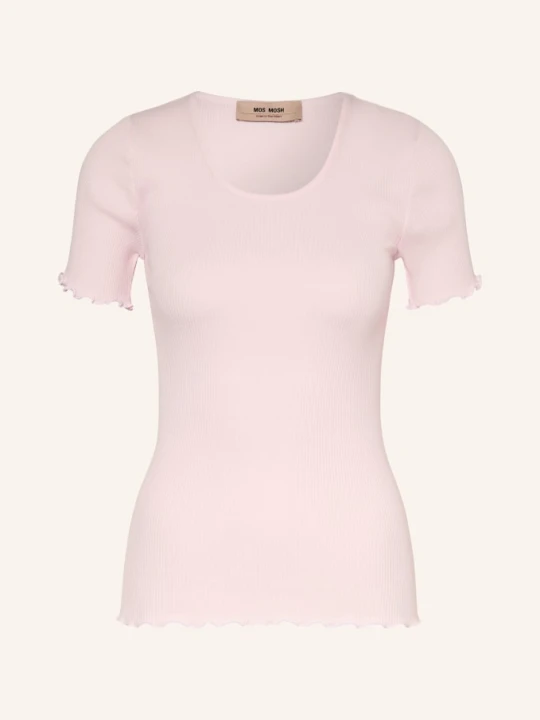 Zdjęcie produktu Mos Mosh Koszulka Mmelaine Z Jedwabiem rosa JASNORÓŻOWY