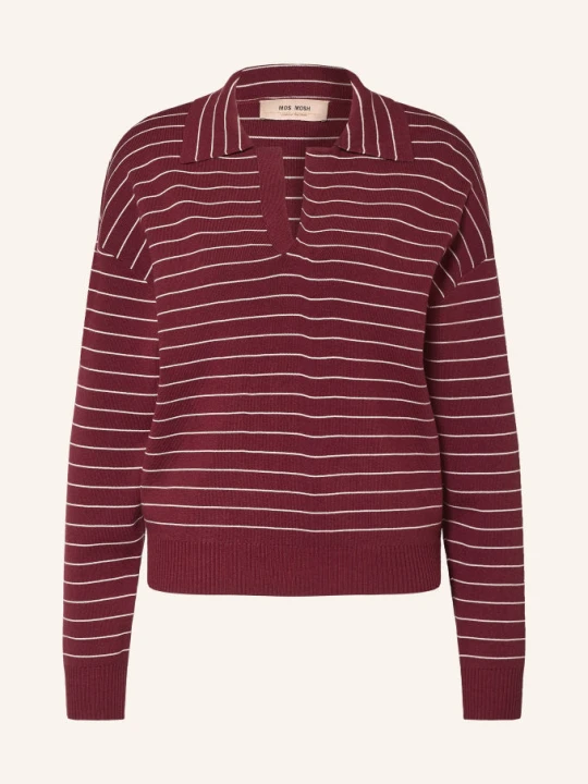Zdjęcie produktu Mos Mosh Koszulka Polo Z Dzianiny Mmaliz rot