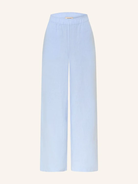 Zdjęcie produktu Mos Mosh Spodnie Z Lnu Mmemmi blau JASNONIEBIESKI