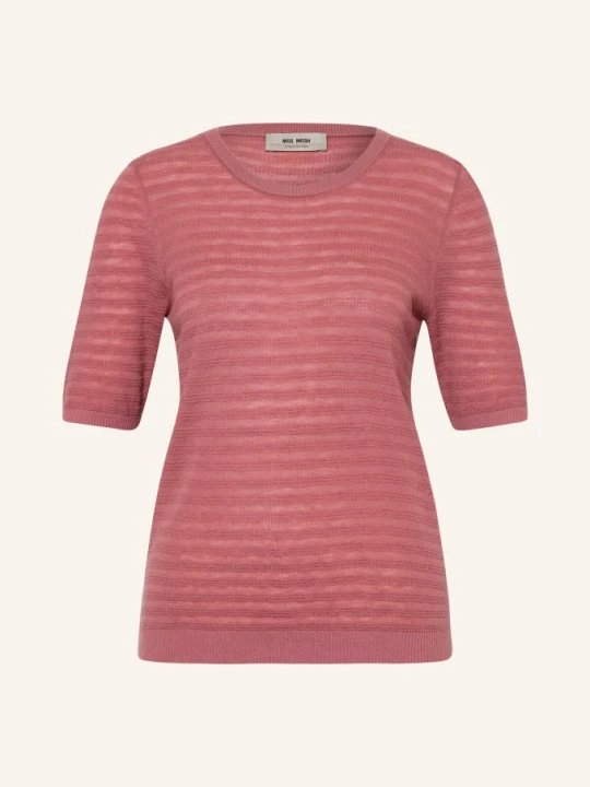 Zdjęcie produktu Mos Mosh Sweter Z Dzianiny Mmbouch Dotty Z Kaszmiru rosa BLADORÓŻOWY