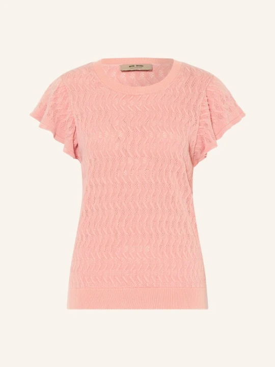 Zdjęcie produktu Mos Mosh Sweter Z Dzianiny Mmganna rosa JASNOCZERWONY