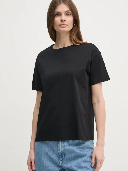 Zdjęcie produktu Mos Mosh T-shirt damski bawełniany czarny