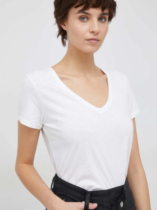 Zdjęcie produktu Mos Mosh t-shirt bawełniany biały