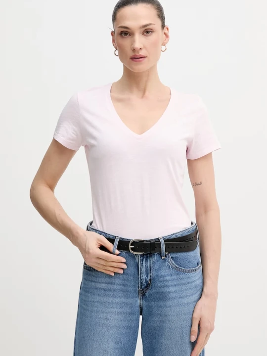 Zdjęcie produktu Mos Mosh t-shirt bawełniany różowy