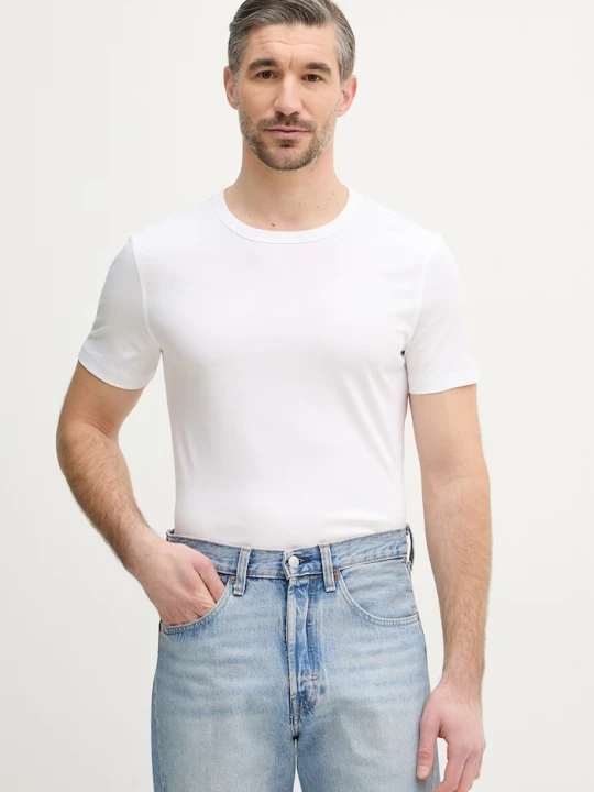 Zdjęcie produktu Mos Mosh t-shirt bawełniany Perry biały