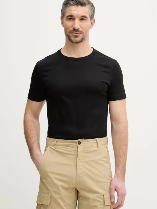 Zdjęcie produktu Mos Mosh t-shirt bawełniany Perry czarny