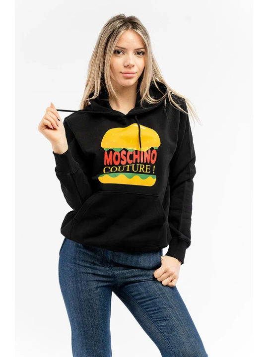 Zdjęcie produktu Moschino Bluza w kolorze czarnym rozmiar: 42
