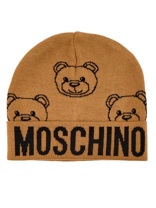 Zdjęcie produktu Moschino Czapka | z dodatkiem wełny brązowy