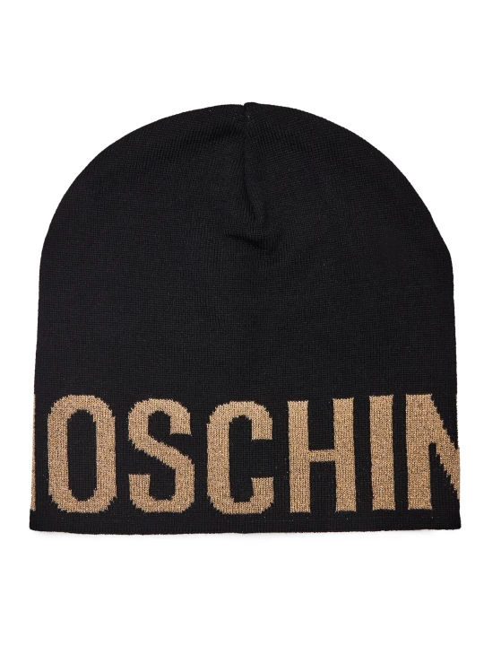 Zdjęcie produktu Moschino Czapka | z dodatkiem wełny czarny