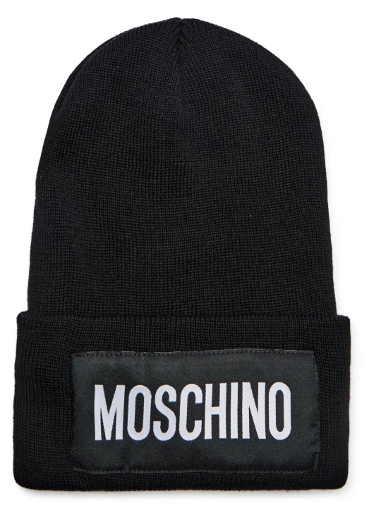 Zdjęcie produktu Moschino Czapka | z dodatkiem wełny czarny