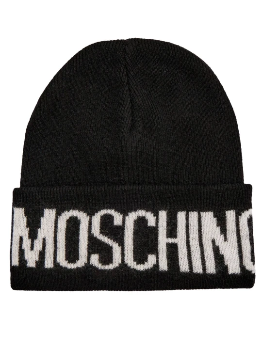 Zdjęcie produktu Moschino Czapka | z dodatkiem wełny i kaszmiru czarny