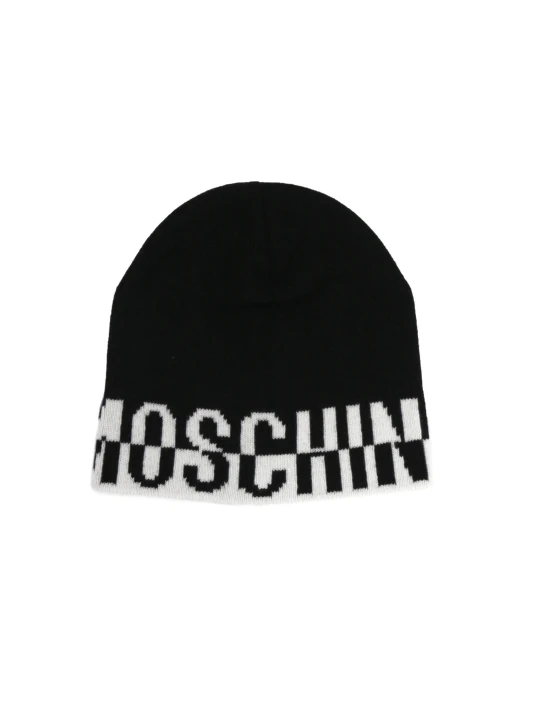 Zdjęcie produktu Moschino Czapka | z dodatkiem wełny i kaszmiru czarny