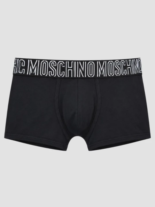 Zdjęcie produktu MOSCHINO Czarne męskie bawełniane bokserki, Rozmiar M
