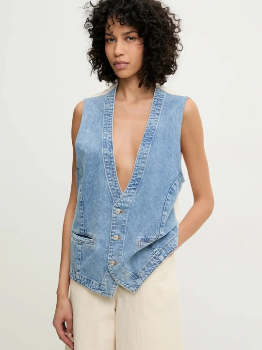 Zdjęcie produktu Moschino Jeans kamizelka niebieski