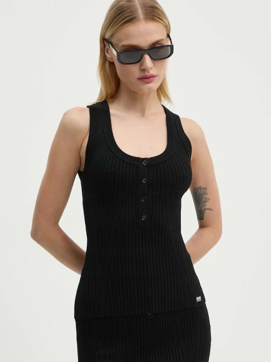 Zdjęcie produktu Moschino Jeans kamizelka czarny