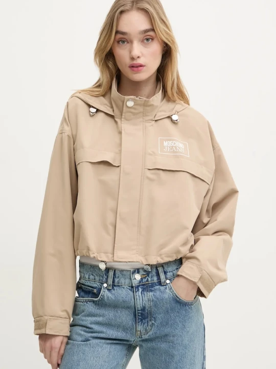 Zdjęcie produktu Moschino Jeans kurtka beżowy