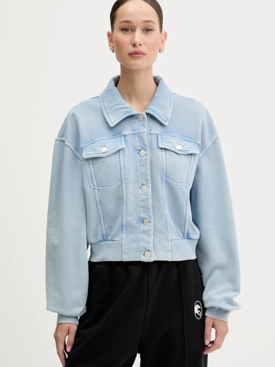 Zdjęcie produktu Moschino Jeans kurtka jeansowa niebieski