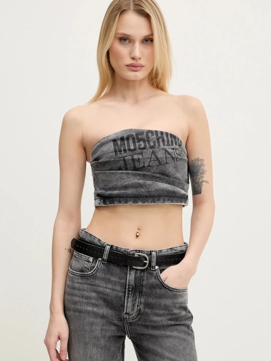 Zdjęcie produktu Moschino Jeans top szary