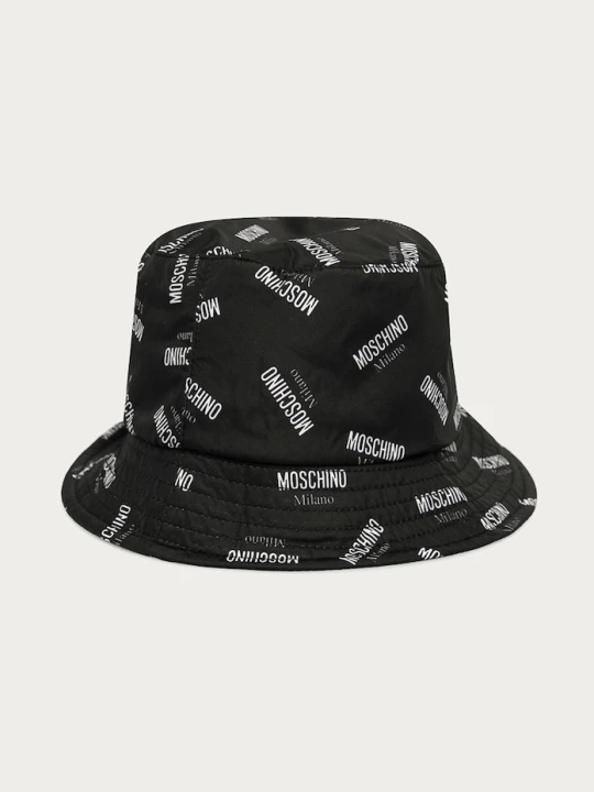 Zdjęcie produktu Moschino kapelusz bucket damski czarny