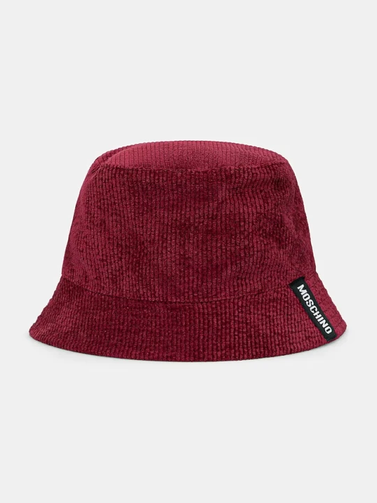 Zdjęcie produktu Moschino kapelusz bucket damski bordowy