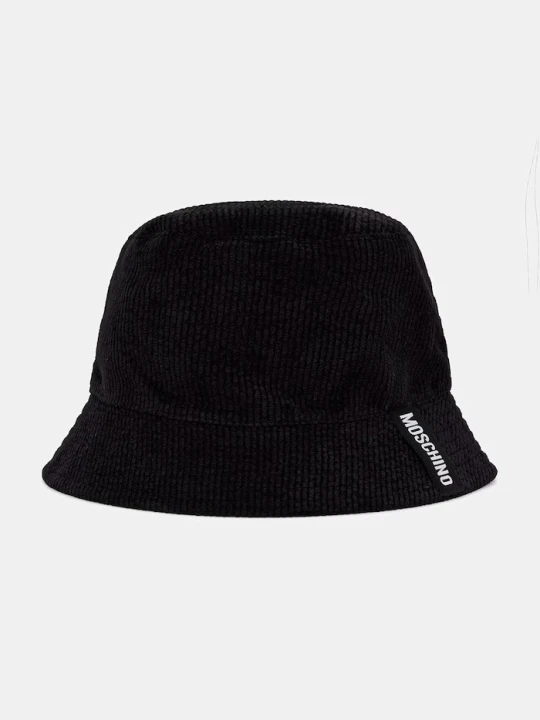 Zdjęcie produktu Moschino kapelusz bucket damski czarny
