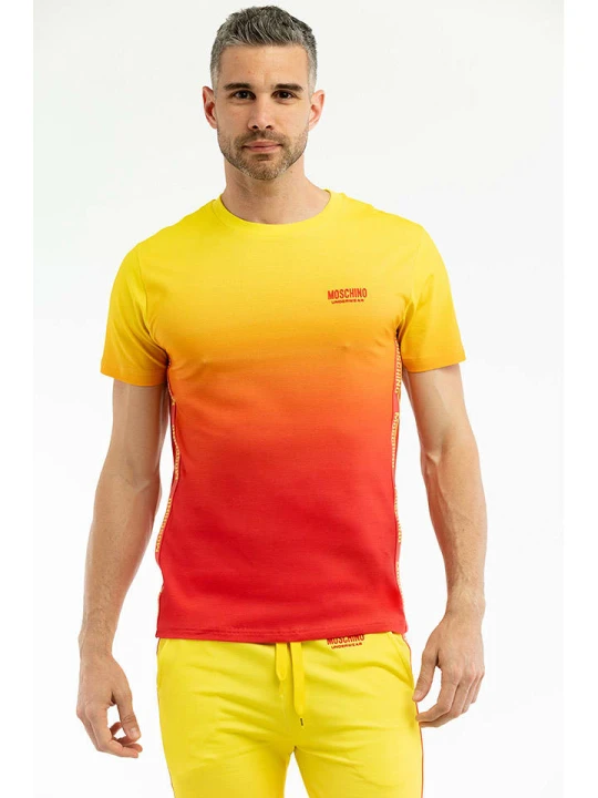 Zdjęcie produktu Moschino Koszulka w kolorze czerwono-żółtym rozmiar: XXL