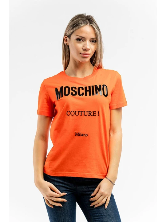 Zdjęcie produktu Moschino Koszulka w kolorze pomarańczowym rozmiar: 48