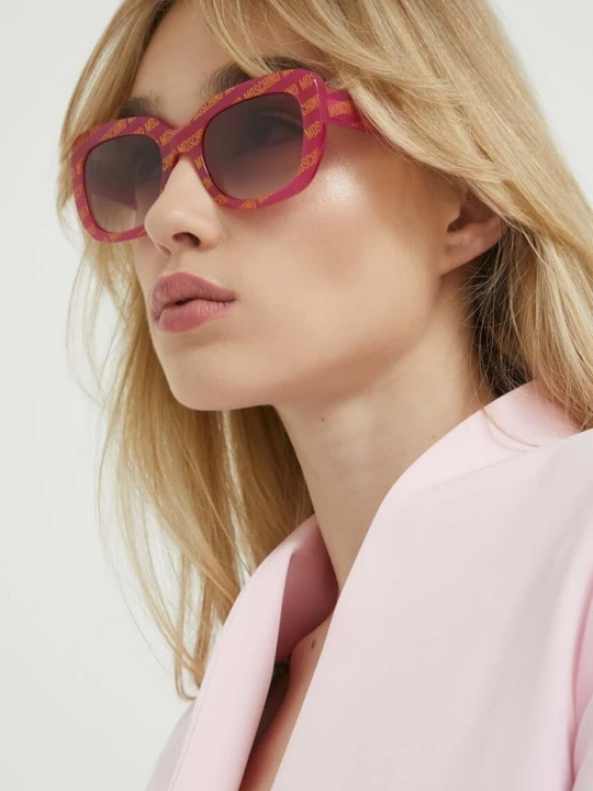Zdjęcie produktu Moschino okulary przeciwsłoneczne różowy