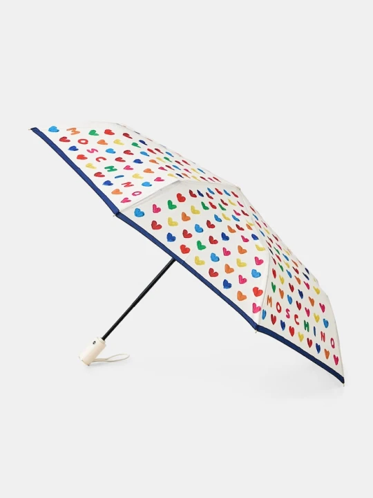 Zdjęcie produktu Moschino parasol automatyczny damski beżowy