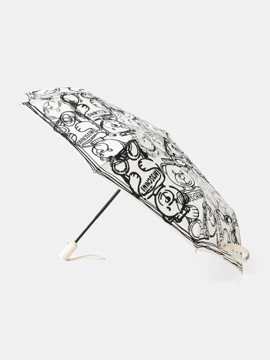 Zdjęcie produktu Moschino parasol automatyczny damski beżowy