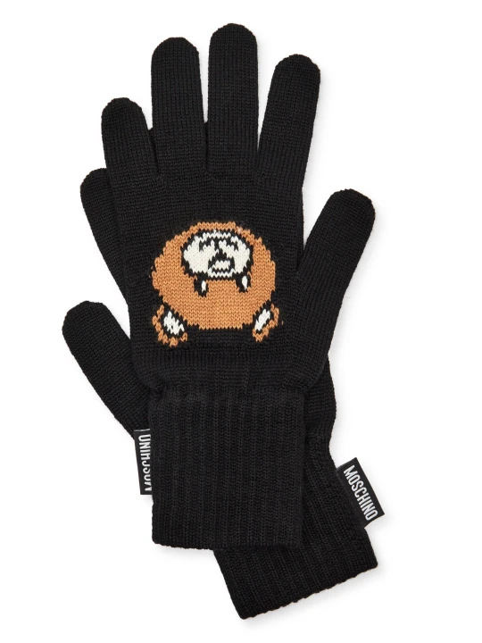 Zdjęcie produktu Moschino Rękawiczki | z dodatkiem wełny czarny