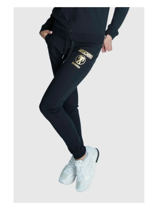 Zdjęcie produktu MOSCHINO SWIM Spodnie dresowe, czarne, damskie, Rozmiar XS