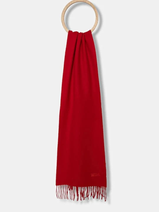 Zdjęcie produktu Moschino szalik wełniany czerwony