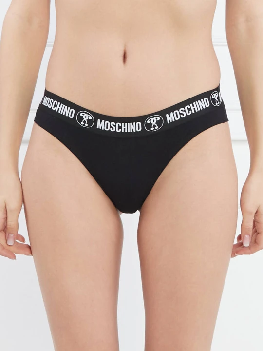 Zdjęcie produktu Moschino Underwear Figi brazylijskie czarny