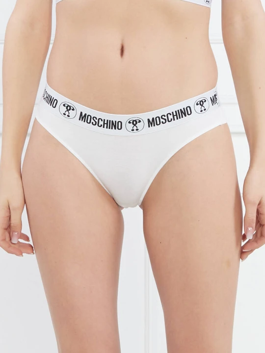 Zdjęcie produktu Moschino Underwear Figi brazylijskie biały