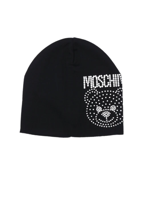 Zdjęcie produktu Moschino Wełniana Czapka czarny