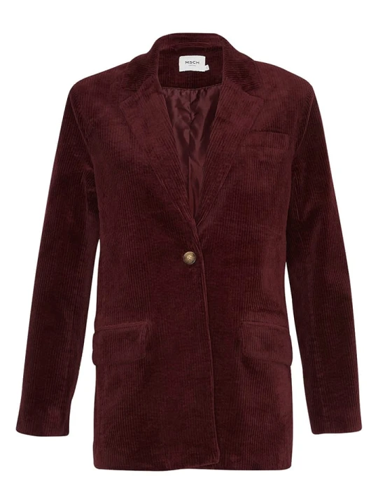 Zdjęcie produktu MOSS COPENHAGEN Blezer "Emalina" w kolorze bordowym rozmiar: M