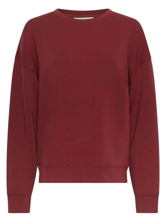 Zdjęcie produktu MOSS COPENHAGEN Bluza "Ima Q" w kolorze bordowym rozmiar: M / L